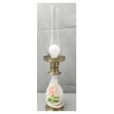 Vintage miniature hurricane style electric lamp w
