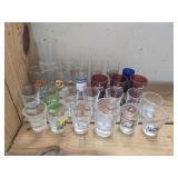 Estate lot of shotglasses