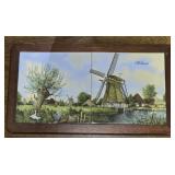 Wood Framed Holland Ceramic Tiles