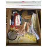 2 drawer lots of misc utensils and more