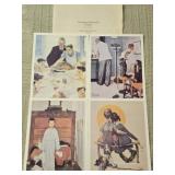 Set of 4 Norman Rockwell Prints