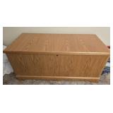 Wood cedar chest