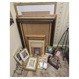 Lot of picture frames & more