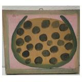 MoseT watermelon painting on board