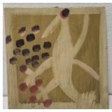 MoseT bird painting on board