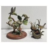 Lot of 2 Bob Guge bird figurines