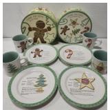 Cookies for Santa mugs & plates collection