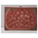 MoseT watermelon painting on board