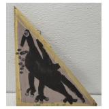 MoseT bird painting on board