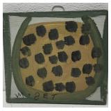 MoseT watermelon painting on board