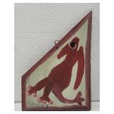 MoseT bird painting on board