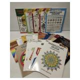 Lot of adult coloring and design books