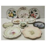 Collection of beautiful porcelain plates**