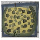 MoseT watermelon painting on board