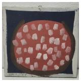 MoseT watermelon painting on board