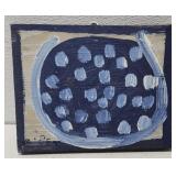 MoseT watermelon painting on board