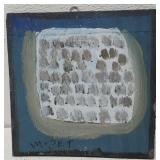 MoseT watermelon painting on board