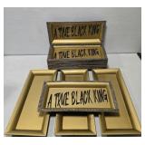 Lot of 19 Gold Plastic Trays