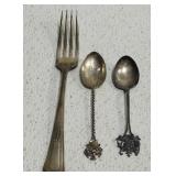 Lot of 3 vintage Sterling silver utensils