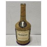 Decorated Hennessy bottle