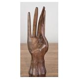 Wooden Hand Statue