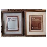 Lot of 2 framed Basic Trauma Life Support books