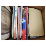 Box of office supplies & more
