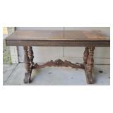 Beautiful Antique Carved Wood Table