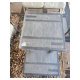 2 outdoor tables