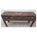 Asian style wood chest