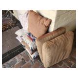 Lot of outside decorative throw pillows
