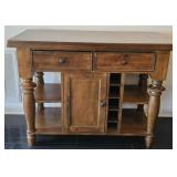 Rustic Modern Style Wooden Bar Cabinet