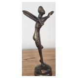 Antique Bronze Fairy Statue