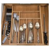 Drawer Of International Deep Silver Flatware