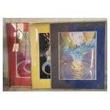 Lot of 3 framed prints