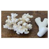 Lot of 2 Misc Small Coral style Pieces