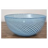 Beautiful Blown Glass Swirl Bowl