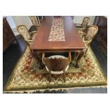 Beautiful Large Handwoven Vintage Rug