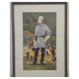 Framed print of General Robert E. Lee
