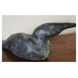 Vintage Levi Amidlak Canadian Inuit soapstone