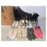 Estate lot of 13 pairs of size 6 womens shoes