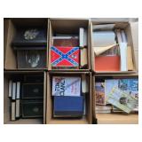 Lot of 6 boxes of books