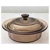 Brown Glass Vision Cookware with Lid