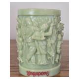Green Singapore Glass Cup