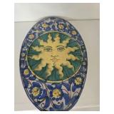 Tile like sun decor