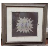 Framed native art work