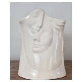 Signed Ceramic Lovers Vase