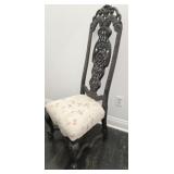 Intricate Wood Carved Antique Chair