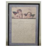 Framed art print featuring Raphael