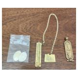 3 pieces of misc jewelry